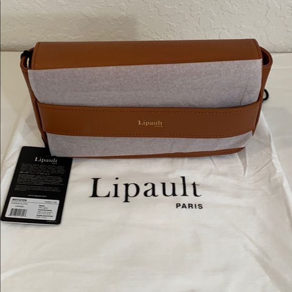 Lipault Paris Leather Chain Strap Shoulder Bag - Picture 6 of 10